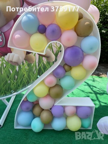 Цифри за пълнене със балони, снимка 1 - Декорация за дома - 41401004