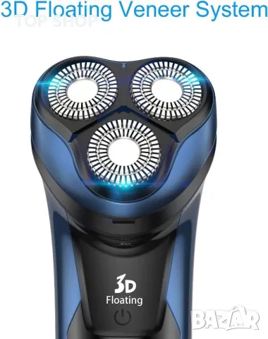 Електрическа самобръсначка BOJON IPX 7, акумулаторна безжична самобръсначка с изскачащ тример, снимка 5 - Друга електроника - 48788776