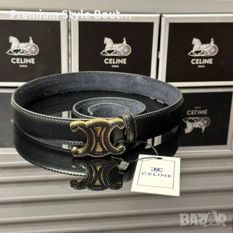 колани от естествена кожа в кутия celine, снимка 2 - Колани - 53866261