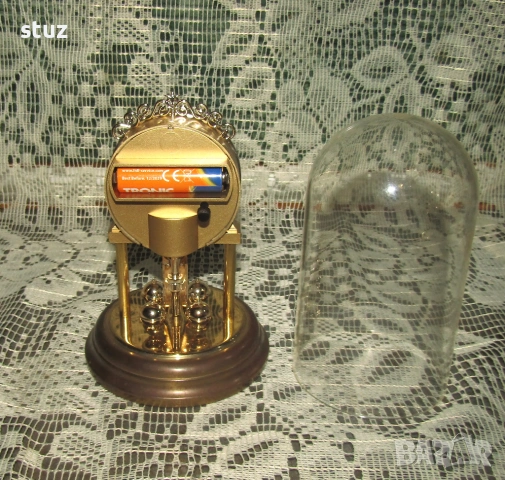 Немски настолен часовник с въртящи се сфери, снимка 6 - Антикварни и старинни предмети - 53399187