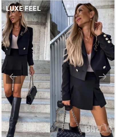 💎Сако + Пола-Панталонки, снимка 6 - Комплекти - 53499266