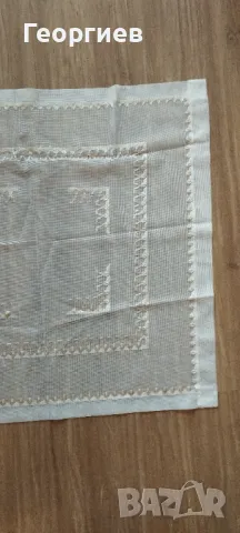 Покривки,карета бродирани на тюл., снимка 11 - Декорация за дома - 49694205