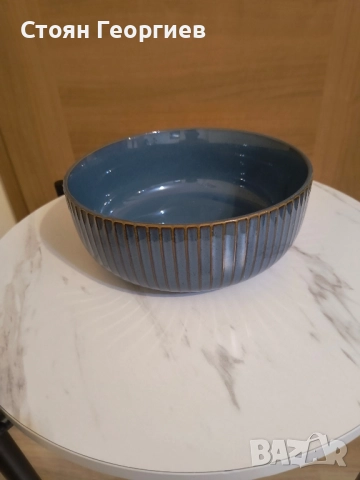 Чисто нова керамична купа висока 8см диаметър 20см, снимка 2 - Други стоки за дома - 52542098