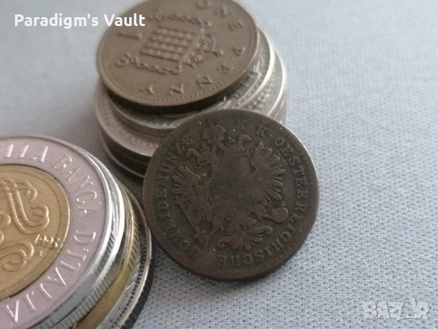 Монета - Австро-Унгария - 1 кройцер | 1858г., снимка 2 - Нумизматика и бонистика - 42574199