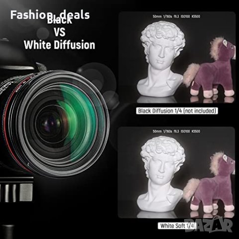 Нов 77 mm филтър Оптично стъкло снимки портретна фотография, снимка 4 - Чанти, стативи, аксесоари - 40498736