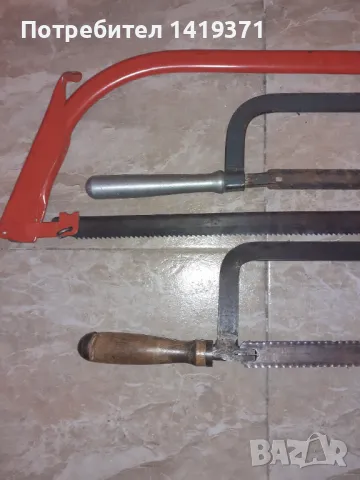 Стар / античен ръчен трион: Бичкия, Пелка, Жага - 3 бр., снимка 6 - Антикварни и старинни предмети - 49124327