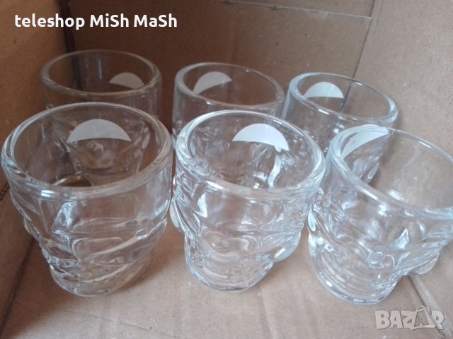 Нови дебело прозрачно стъкло чаши за шотове с форма череп, снимка 5 - Други - 42445328