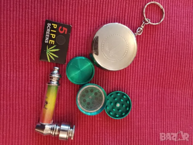 Комплект лула,пепелник и мелничка. , снимка 3 - Други - 48563757