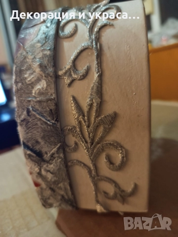 Кутия сърце за сватбени халки, снимка 2 - Декорация - 52641401