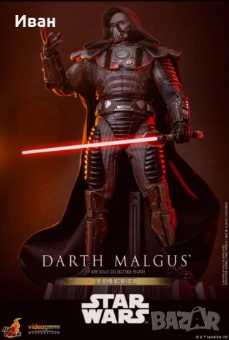 Hot Toys Star Wars Darth Malgus - нови, снимка 7 - Колекции - 53828357