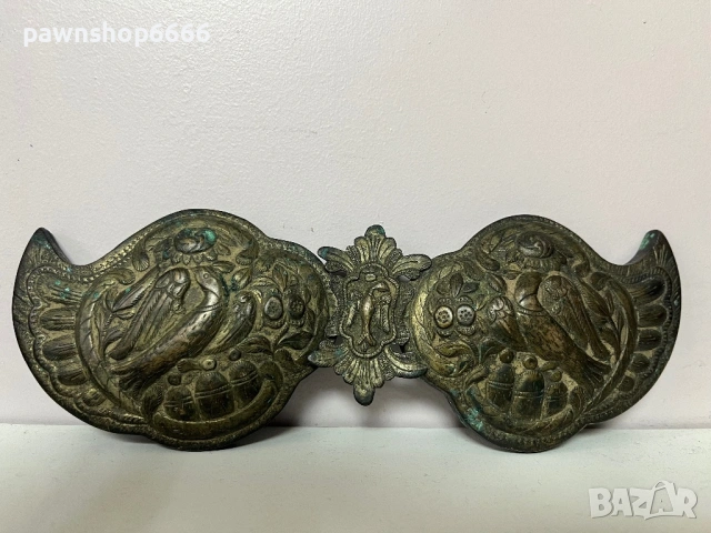 Пазарджишки пафти от 19ти век ,сребърна сплав, снимка 4 - Антикварни и старинни предмети - 53794196