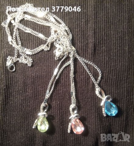Колие с кристал, снимка 12 - Колиета, медальони, синджири - 41449015