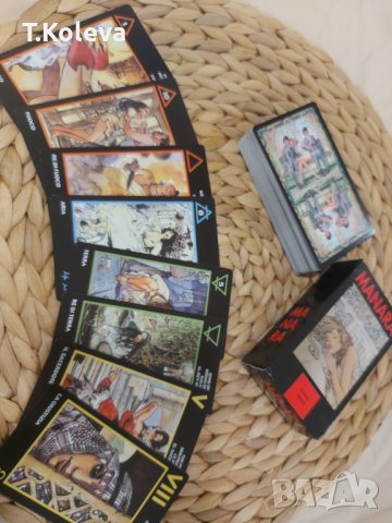 НОВИ Карти ТАРО- Manara , снимка 3 - Карти за игра - 41387130