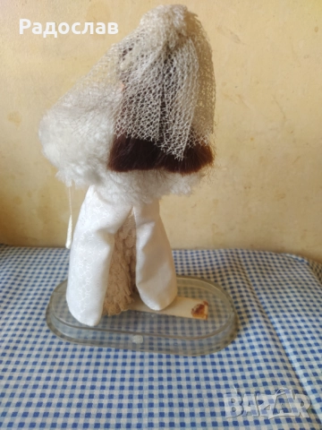 стара колекционерска кукла Младоженка , снимка 5 - Колекции - 52262098