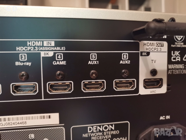 DENON DRA- 900 H /8k, снимка 2 - Ресийвъри, усилватели, смесителни пултове - 52421745