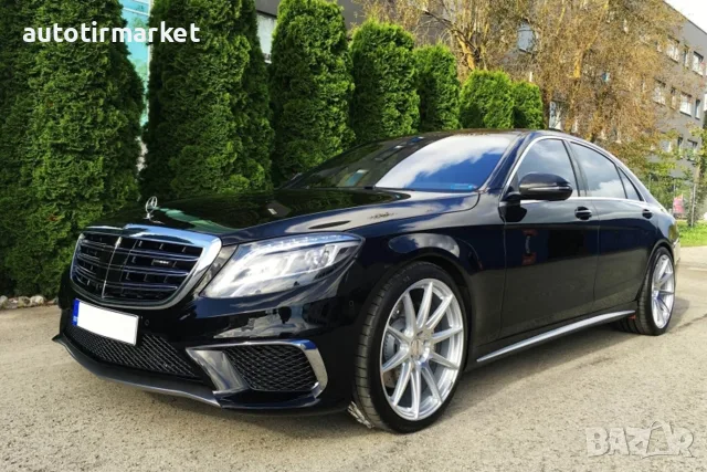 Хром/черна решетка тип AMG за Mercedes S класа, снимка 2 - Аксесоари и консумативи - 56053567