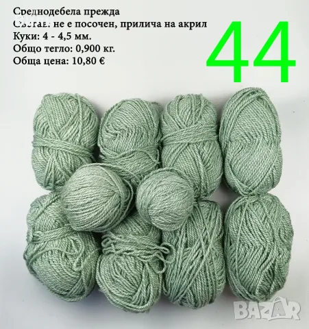Евтини прежди в малки количества - нови и остатъци , снимка 7 - Други - 52042430
