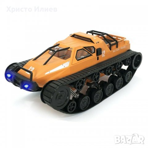 Танк Акумулаторен Верижен Високоскоростен Off Road 12км/ч LED, снимка 1 - Коли, камиони, мотори, писти - 39360437