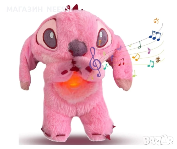 Интерактивна кукла Стич с дишаща функция за спокоен сън, снимка 3 - Образователни игри - 52892717