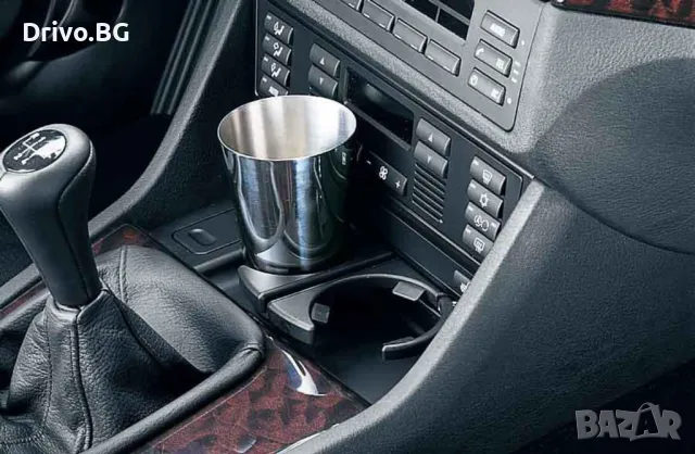 Гаранция! Нови Предна и Задна Поставки за Чаши (Cup Holder) за BMW E39, снимка 5 - Аксесоари и консумативи - 48871347