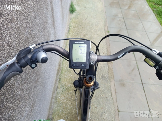 28 цола електрически велосипед с 7 скорости усилени капли амортисьори предни палцови команди , снимка 10 - Велосипеди - 53517828