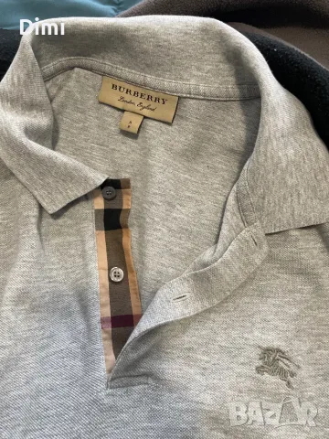 Burberry (S) Оригинал-мъжко поло, снимка 4 - Тениски - 49719456