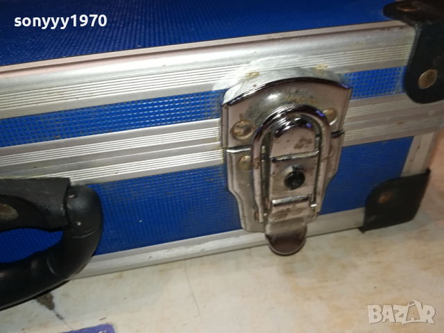 АЛУМИНИЕВ КУФАР-СИН МАРКОВ ЗА АУДИО ИЛИ ДРУГО 2303242042, снимка 13 - Антикварни и старинни предмети - 44913824