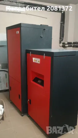 Нов  автоматизиран стоманен водогреен пелетен котел 100KW, снимка 1