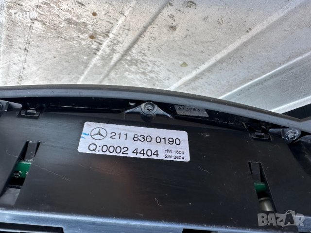 Управление климатроник Мерцедес W211 E220 CDI, снимка 4 - Части - 41965213