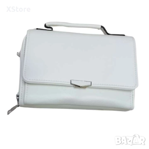 Стилна и компактна к. дамска чанта за през рамо с дълга дръжка., снимка 6 - Чанти - 52583946