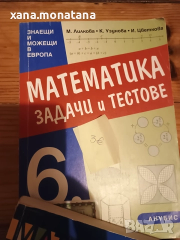 Учебни помагала по математика 6клас, снимка 2 - Учебници, учебни тетрадки - 56299677