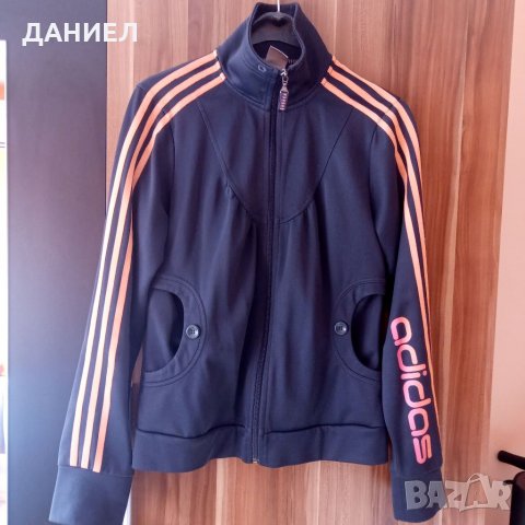 Оригинално дамско спортно горнище ADIDAS раэмер М, снимка 1 - Спортни екипи - 35772126