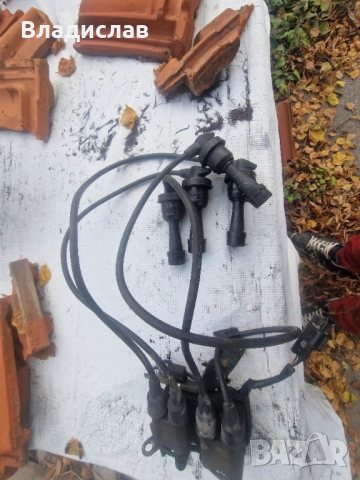 Запалителна бобина с кабелите за Киа Джойс 2.0 139 коня, снимка 2 - Части - 52137072