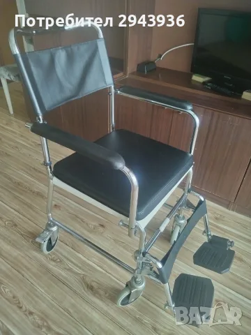 Санитарен стол за възрастни, снимка 2 - Тоалетни столове - 55896183