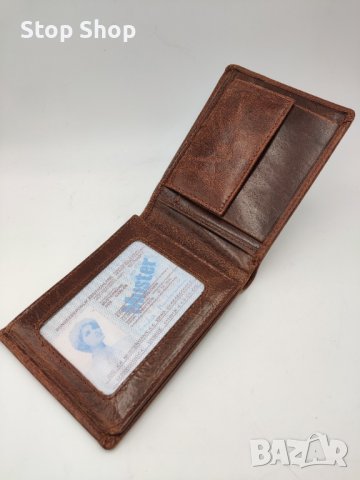 Кожено портмоне истинска кожа , снимка 2 - Портфейли, портмонета - 39420834