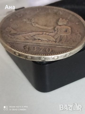 5 песети 1870г сребро

, снимка 4 - Нумизматика и бонистика - 41749522