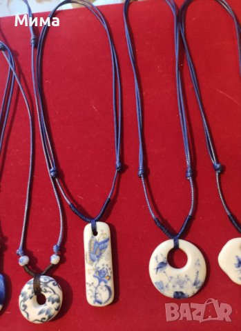 Порцеланови бижута, снимка 3 - Бижутерийни комплекти - 39794243