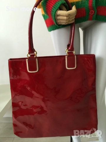 Estee Lauder ефектна чанта бордо, снимка 6 - Чанти - 52413737