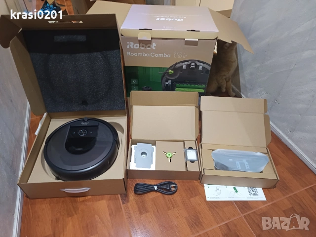 Оригинален робот на IROBOT ROOMBA COMBO I8+, снимка 9 - Прахосмукачки - 53650088