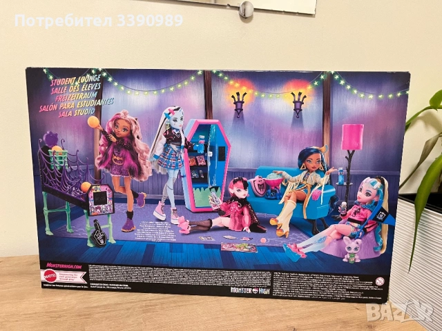 Комплект мебели за кукли, Monster High, страховито студио, многоцветен, снимка 8 - Кукли - 53410916