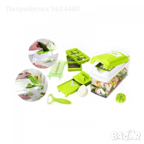 Революционно кухненско ренде - Nicer Dicer Plus, снимка 3 - Други - 39908814