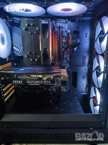 Геймърски i5 14600K, RTX 2060 8GB Super, RAM 32GB DDR4 3200, SSD 1TB NVME, Монитор 32" LG Гаранция