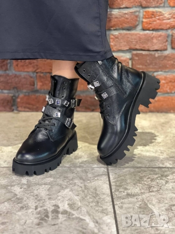 дамски боти от естествена кожа kenzo, снимка 8 - Дамски боти - 51441671