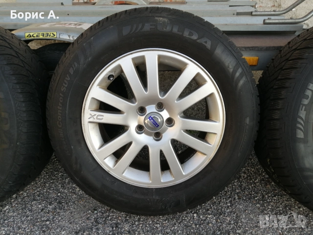 Лети джанти 7J X 17 ET 49 със зимни гуми Fulda 235 / 65 R17 - Volvo XC, снимка 3 - Гуми и джанти - 52987533