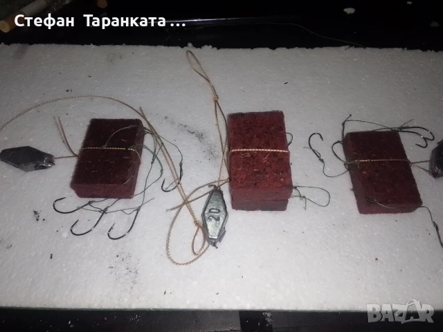 капан за риболов на сладководни риби със 4 куки или така наречената комбайна , снимка 6 - Такъми - 51360657