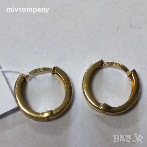 Златни обеци 1.48гр., снимка 4 - Обеци - 53341061