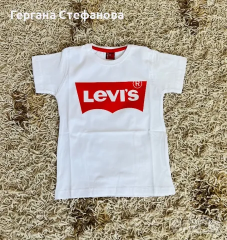 Маркови детски тениски Под всяка снимка налични размери Цена 20лв Размери от 98 до 152см