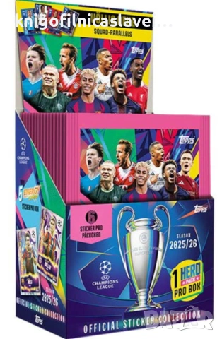 Албум за стикери Шампионска лига сезон 2025/2026 (Topps UEFA Champions League 2025-2026), снимка 3 - Колекции - 53501633