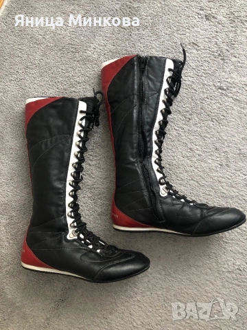 Дамски ботуши Fornarina, естествена кожа