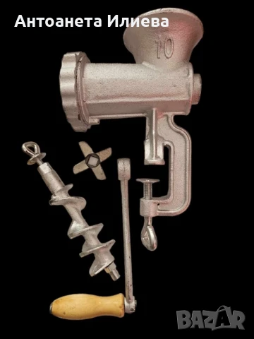 Ръчна месомелачка от неръждаема стомана Pelitte, снимка 1